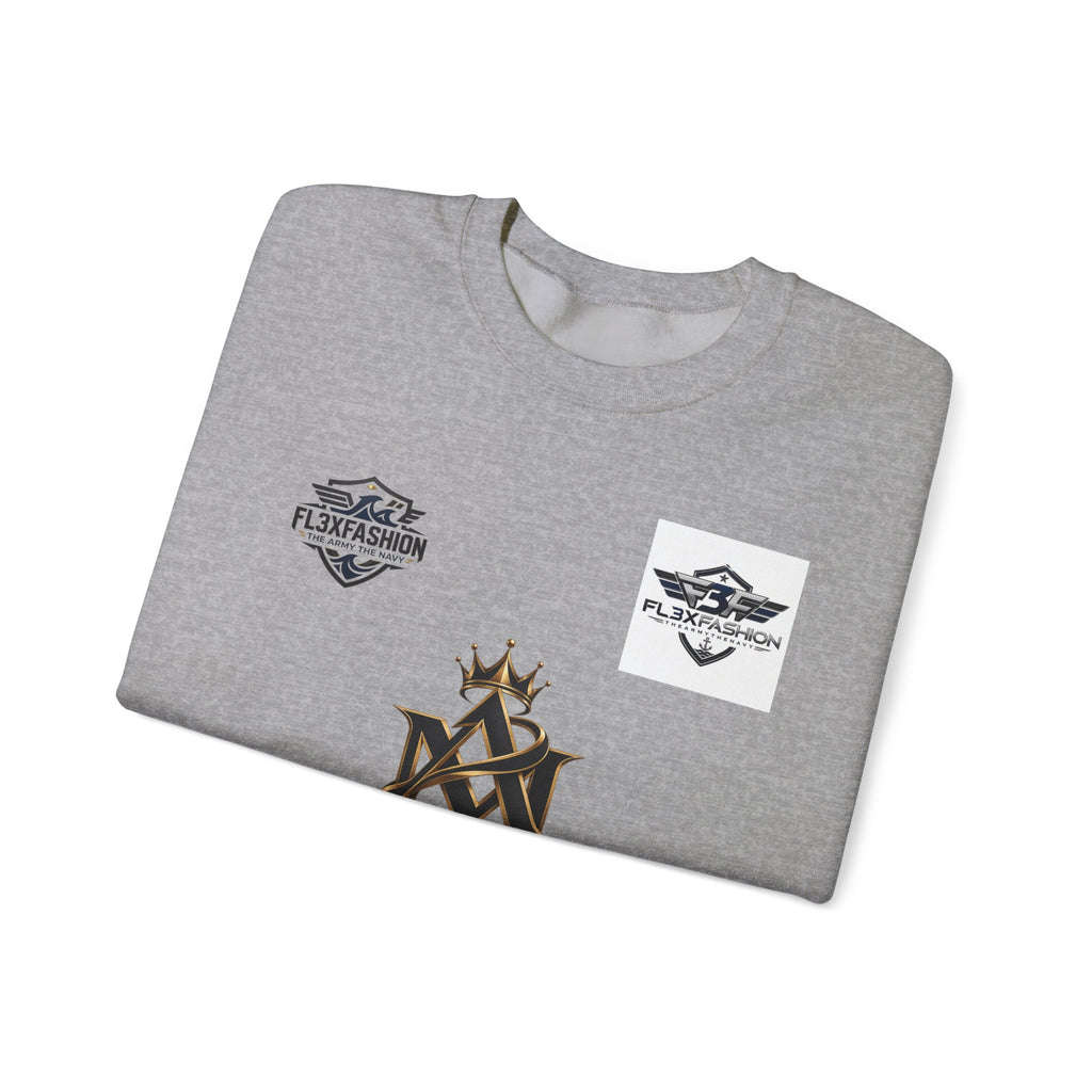 Logo Patch Crewneck Sweatshirt — Minimal Streetwear Brand Logos