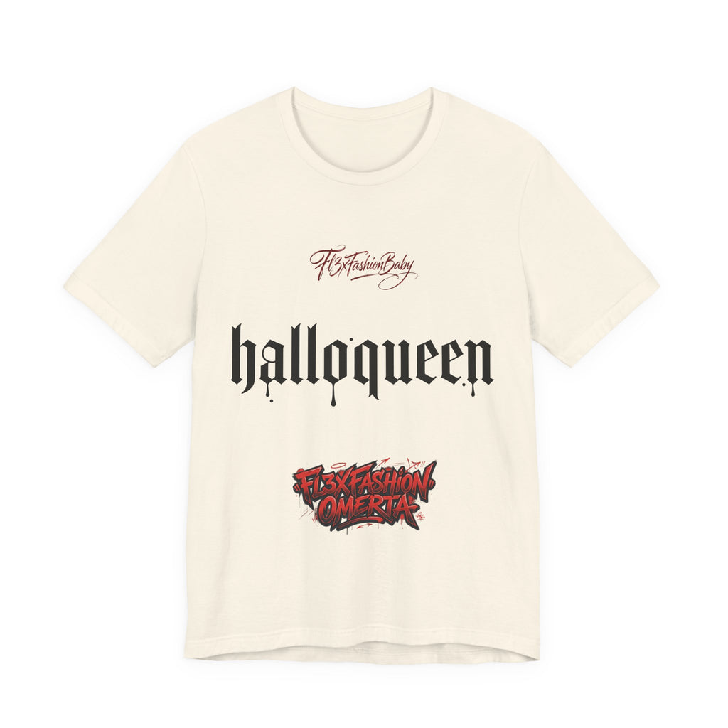 Halloqueen Gothic Tee — 'Halloqueen' Graphic Halloween T-Shirt