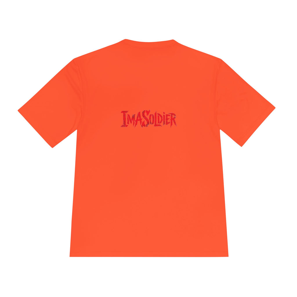 ImaSoldier Graphic Tee — Dark Joker Face Logo Moisture‑Wicking Shirt