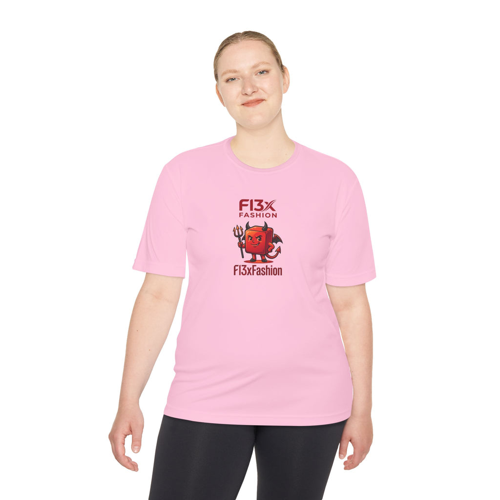 F13x Fashion Devil Logo Tee — Moisture-Wicking Athletic Shirt