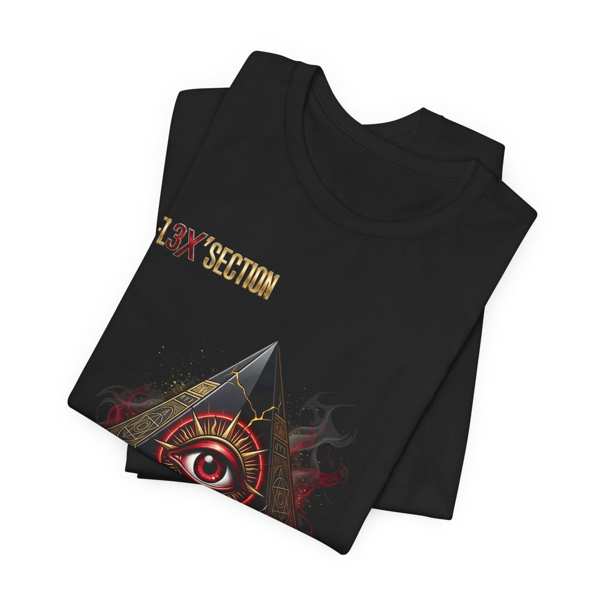 Occult Eye Pyramid Tee — "Visio et Imperium" Graphic T-Shirt
