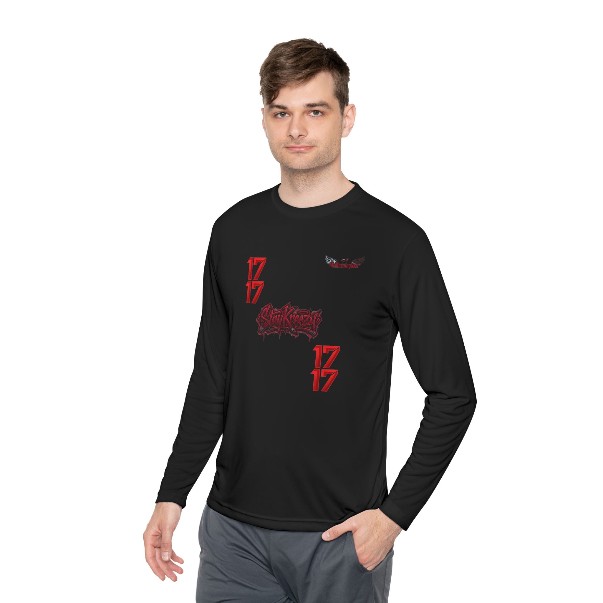 Drag Queen Portrait Long Sleeve Tee — Colorful Pop Art “17” Graphic