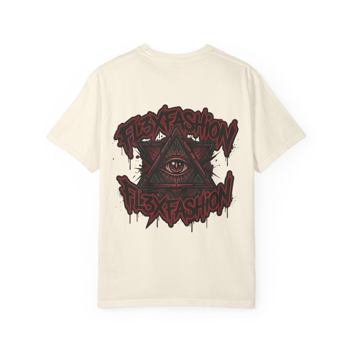 Halloqueen Graphic T-Shirt — Gothic Pyramid & All-Seeing Eye Streetwear