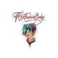 Kiss-Cut Sticker — 'FBxFashionBaby' Floral Portrait Laptop Decal