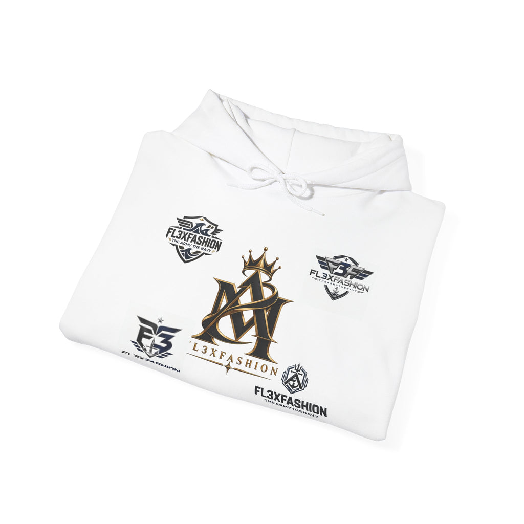 Logo Patch Hoodie — Streetwear Crest Graphic Pullover
