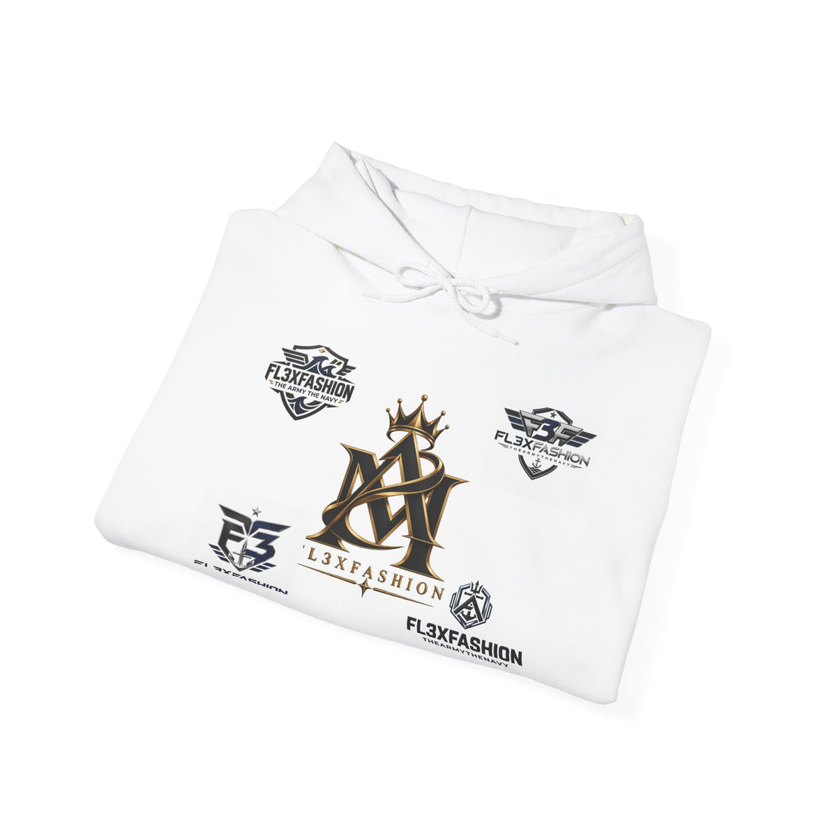 Logo Patch Hoodie — Streetwear Crest Graphic Pullover