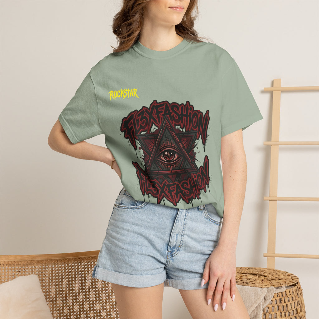 Graphic Tee — “Flex Fashion” All-Seeing Eye Streetwear T-Shirt