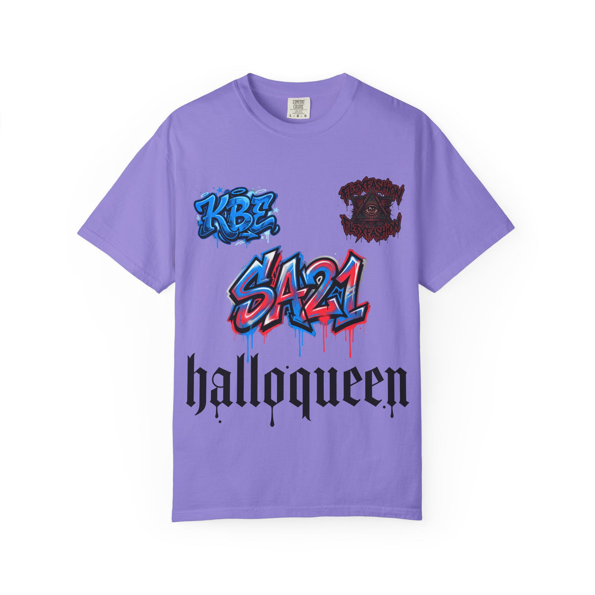 Halloqueen SA21 Graffiti T-Shirt — Streetwear Rockstar Tee