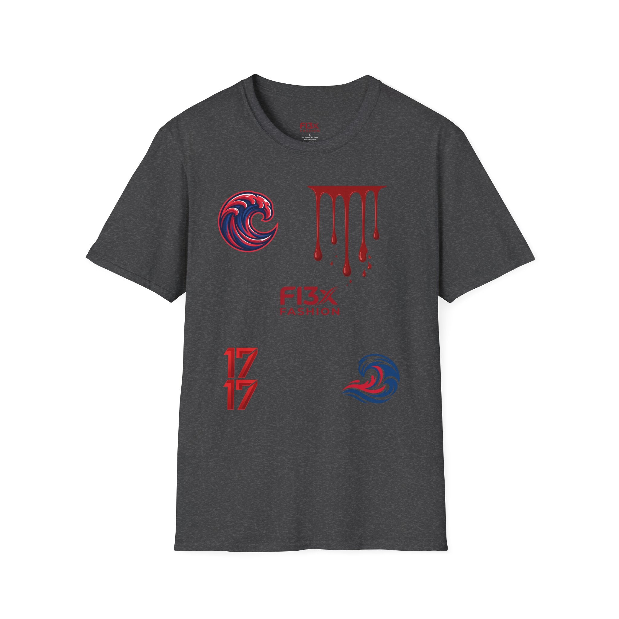 Graphic Tee — F13x Fashion Drip & Wave Design