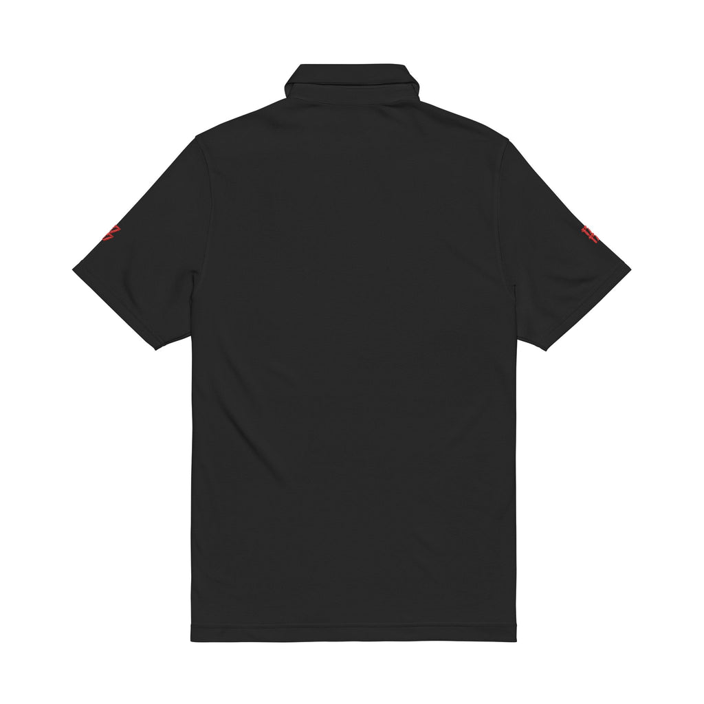 Embroidered '17' White Men's Performance Polo