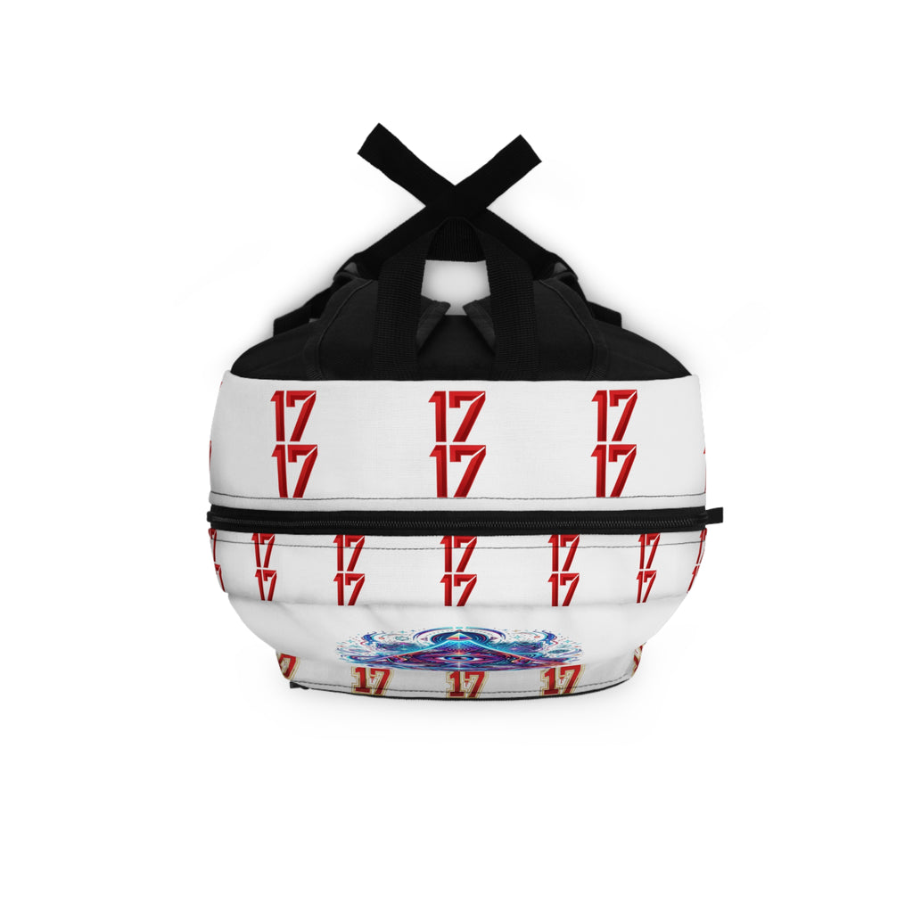 Backpack — Mystical All-Seeing Eye Graphic Backpack with "Stay Krazy" Street Art