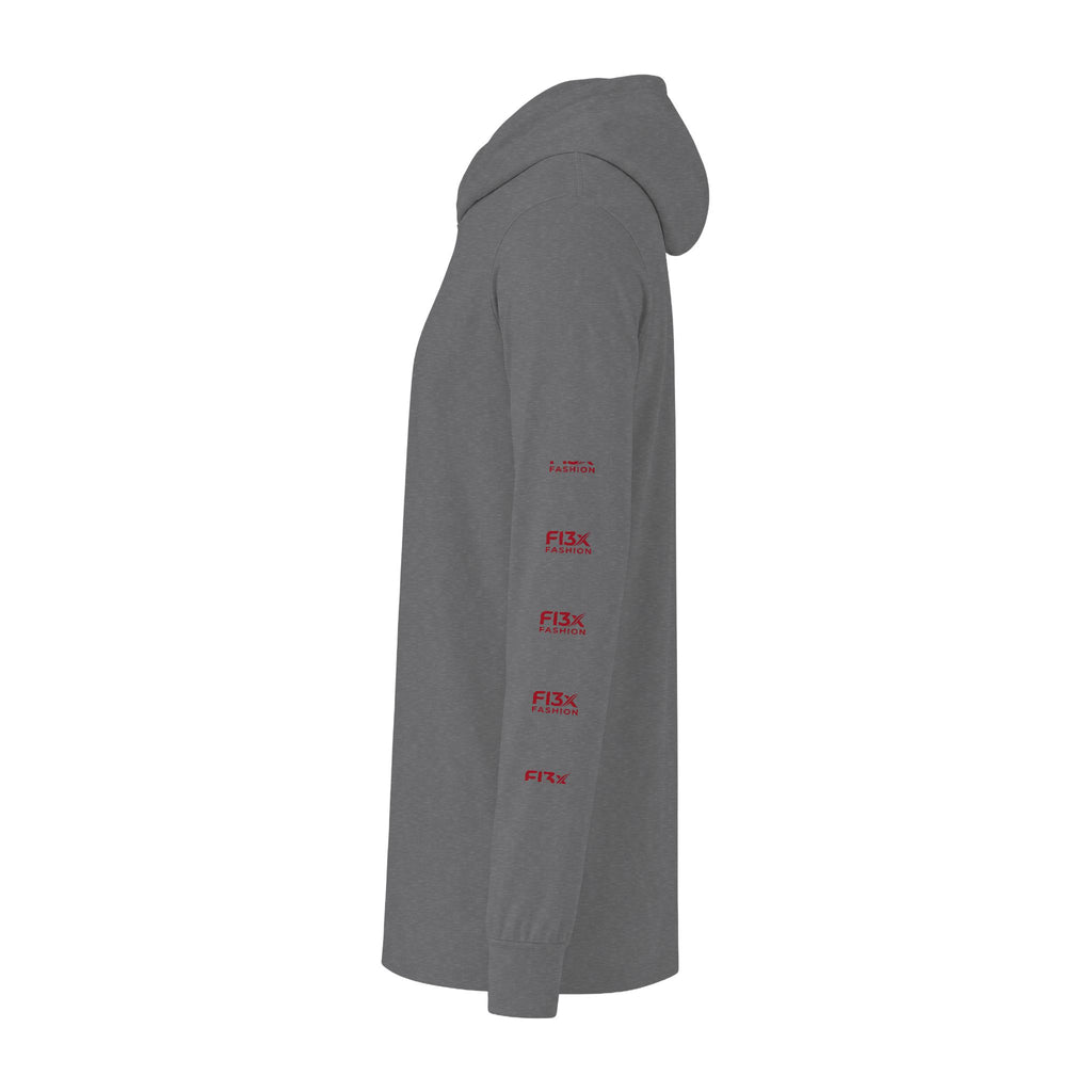 Horror Joker Face Hooded Long Sleeve Tee — Graphic Streetwear Top