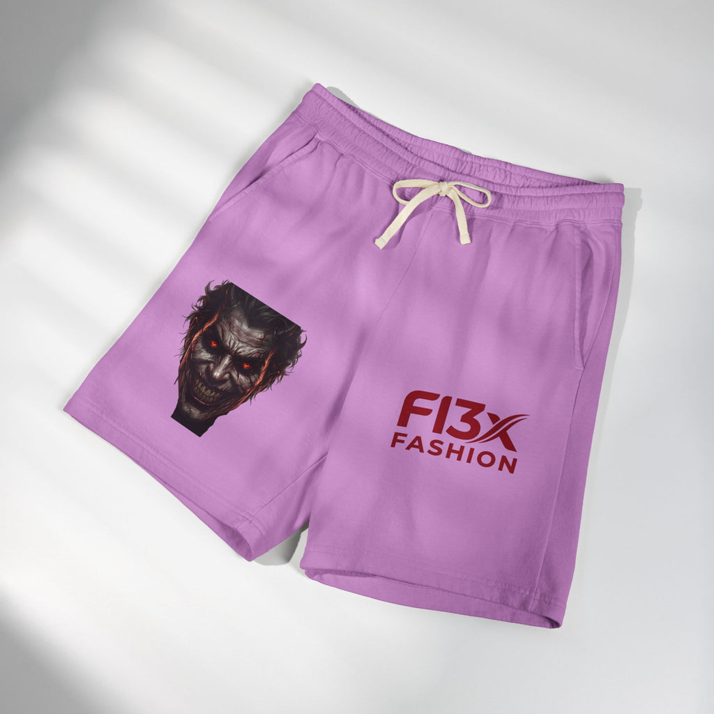 Graphic Fleece Sweat Shorts — Illustration Logo Casual Lounge Shorts