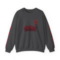 Streetwear Crewneck Sweatshirt — Graffiti 'Stay Krazy' Design with 17/17 Sleeve Accents