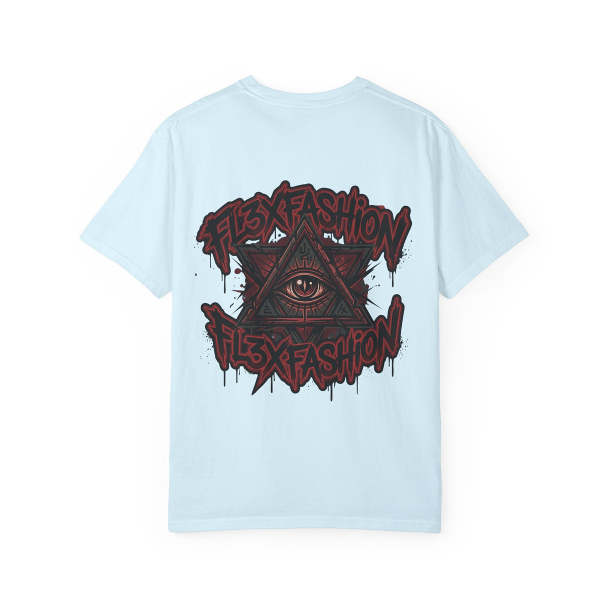 Halloqueen Graphic T-Shirt — Gothic Pyramid & All-Seeing Eye Streetwear