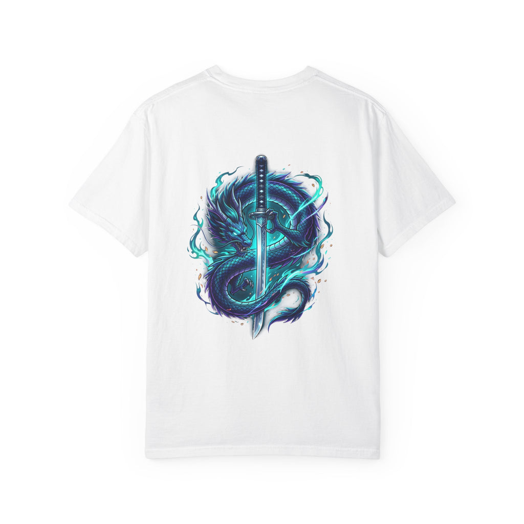 Dragon Katana T-Shirt — Neon Samurai Sword Graphic Tee (17/17)