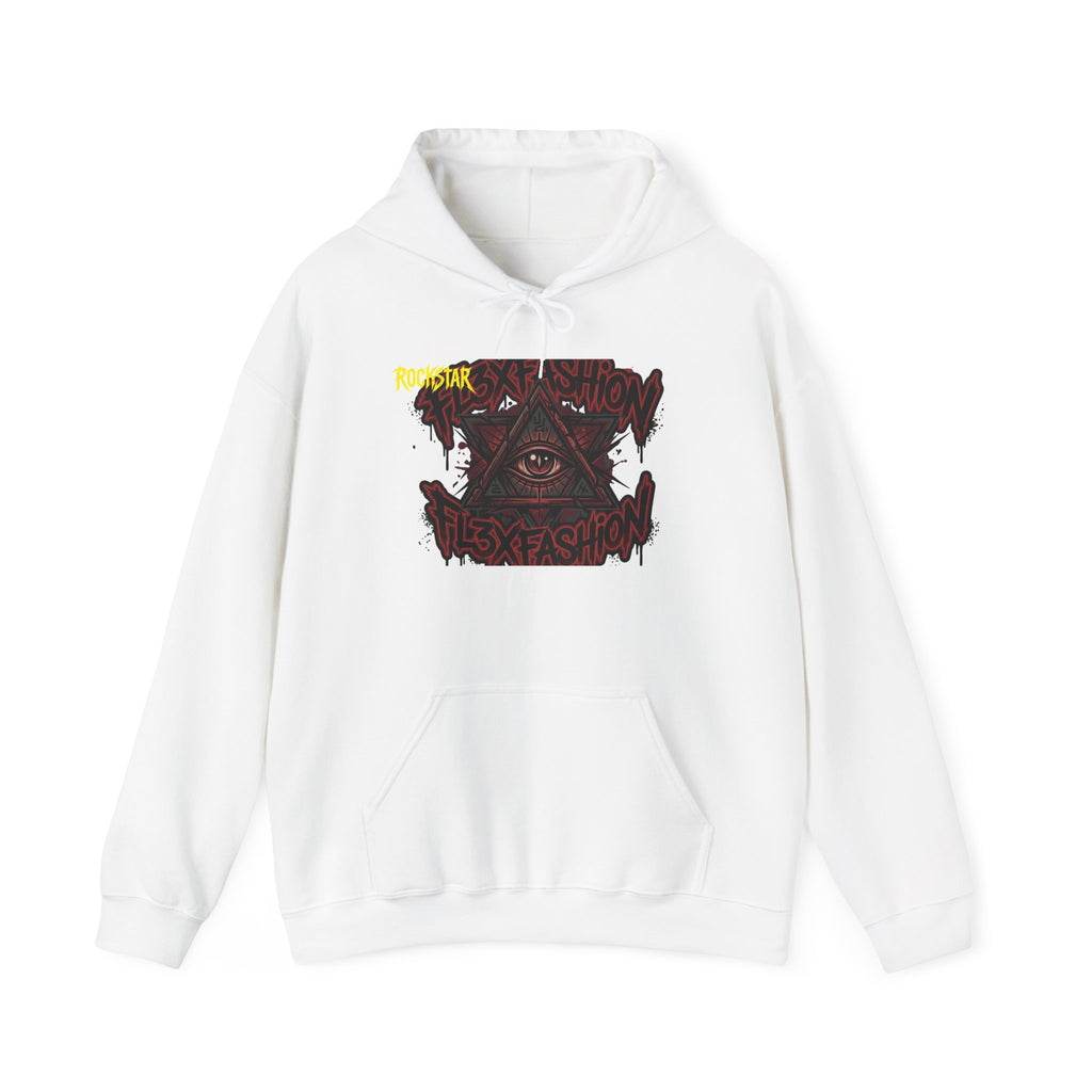 Conspiracy Eye Graphic Hoodie — All-Seeing Eye Streetwear Sweatshirt