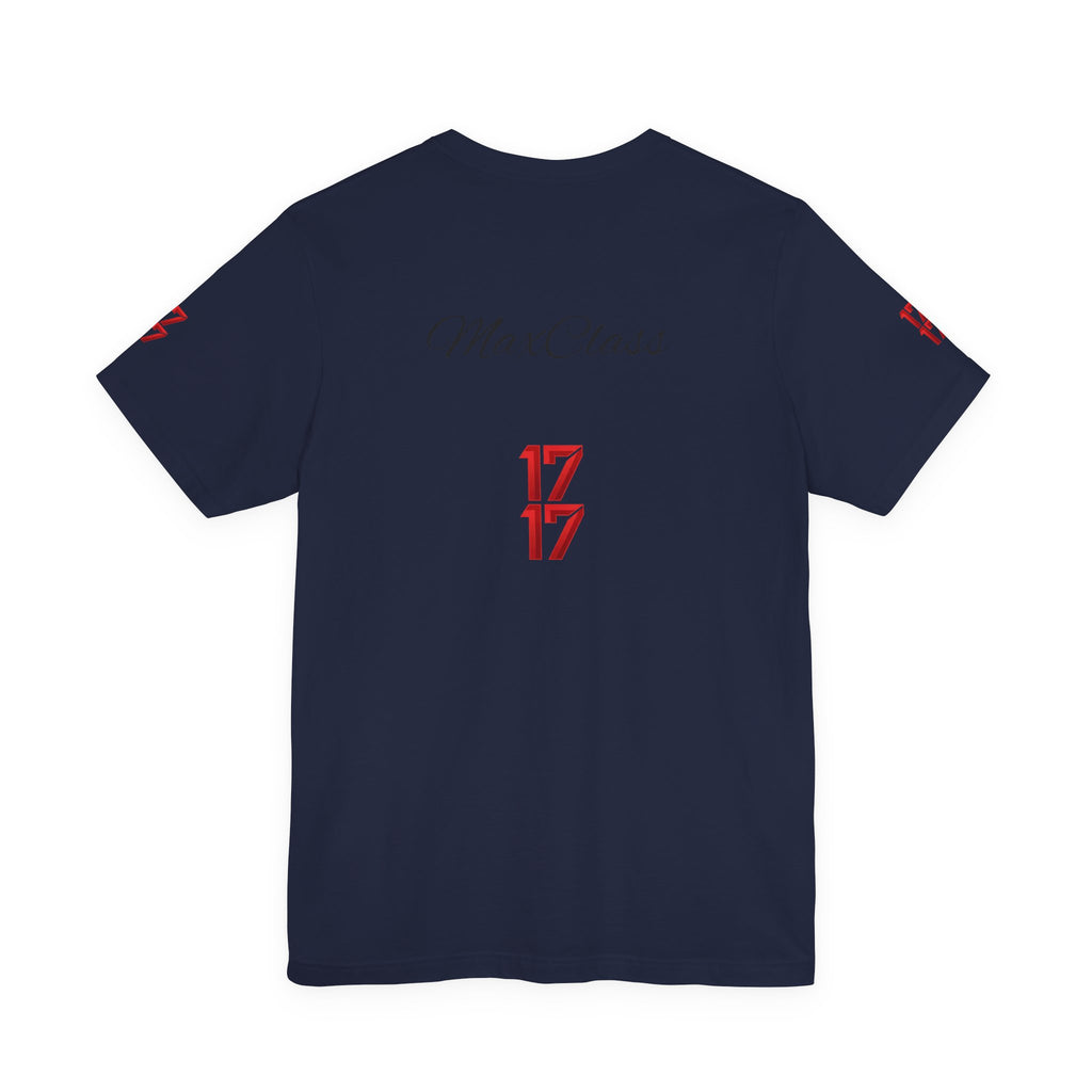 MaxClass '17' Graphic Tee — Minimal Script Logo T-Shirt