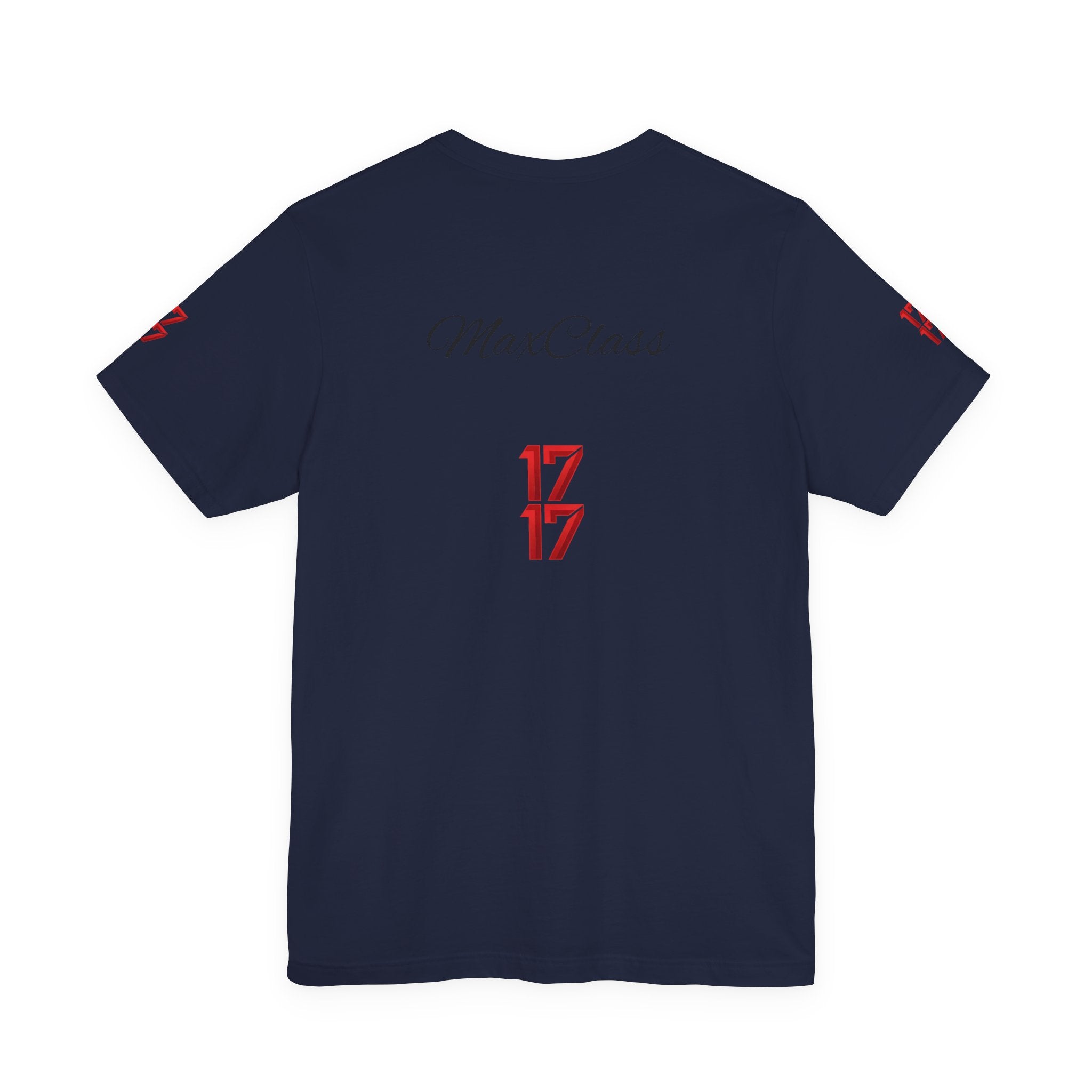 MaxClass '17' Graphic Tee — Minimal Script Logo T-Shirt