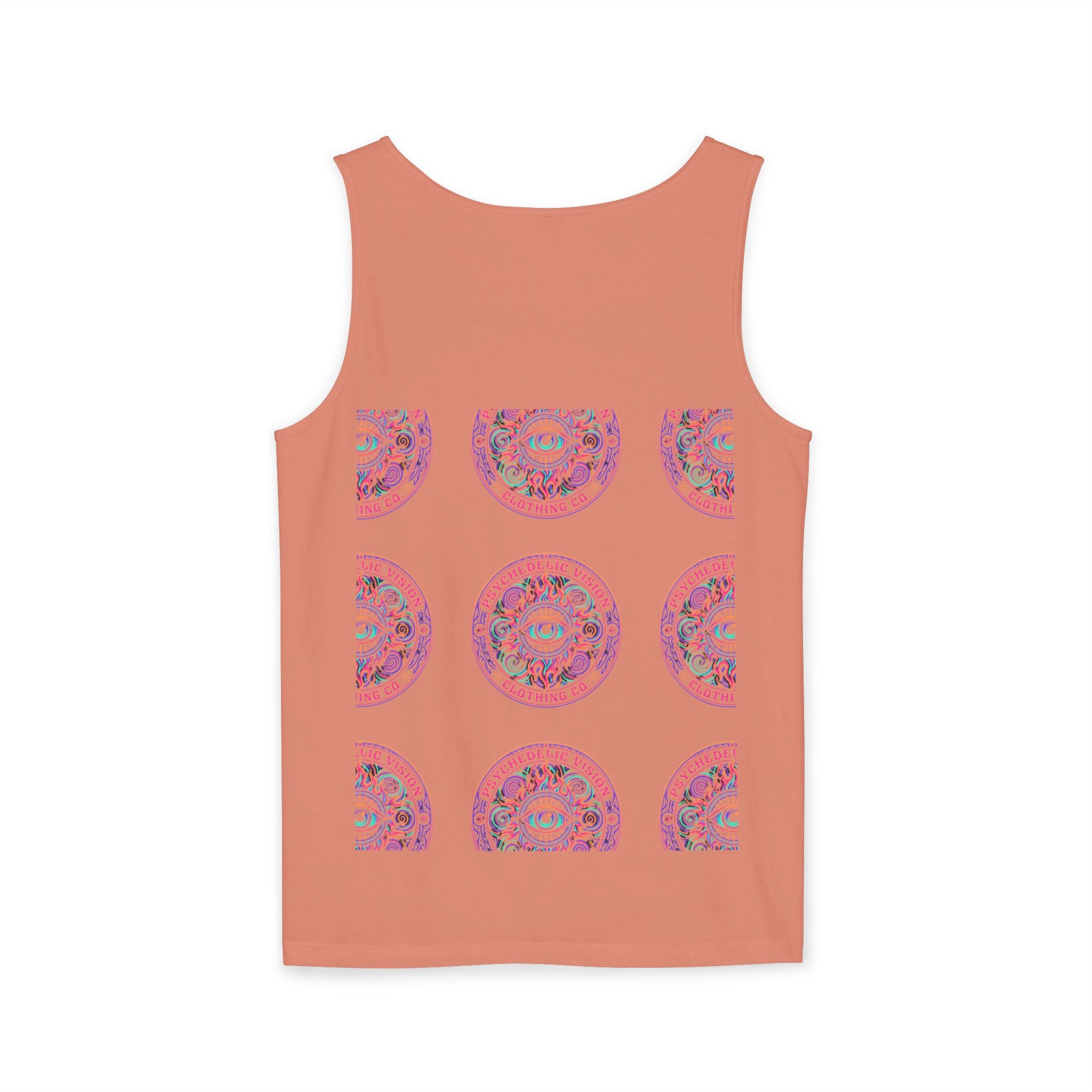 Psychedelic Vision Tank Top — Retro Eye Mandala Graphic