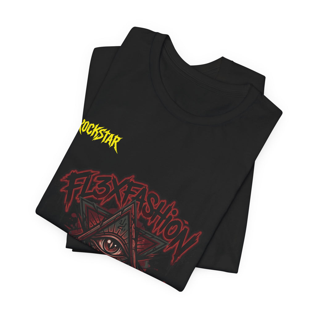 Graphic Tee — 'Flex Fashion' All-Seeing Eye Streetwear T-Shirt
