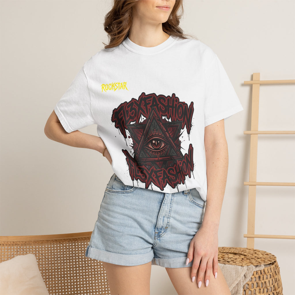 Graphic Tee — “Flex Fashion” All-Seeing Eye Streetwear T-Shirt