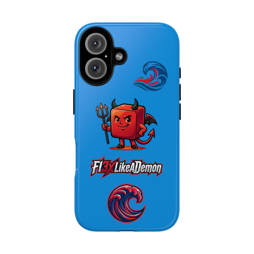 Phone Case — 'Fly Like A Demon' Cute Devil Graphic Protective Cover