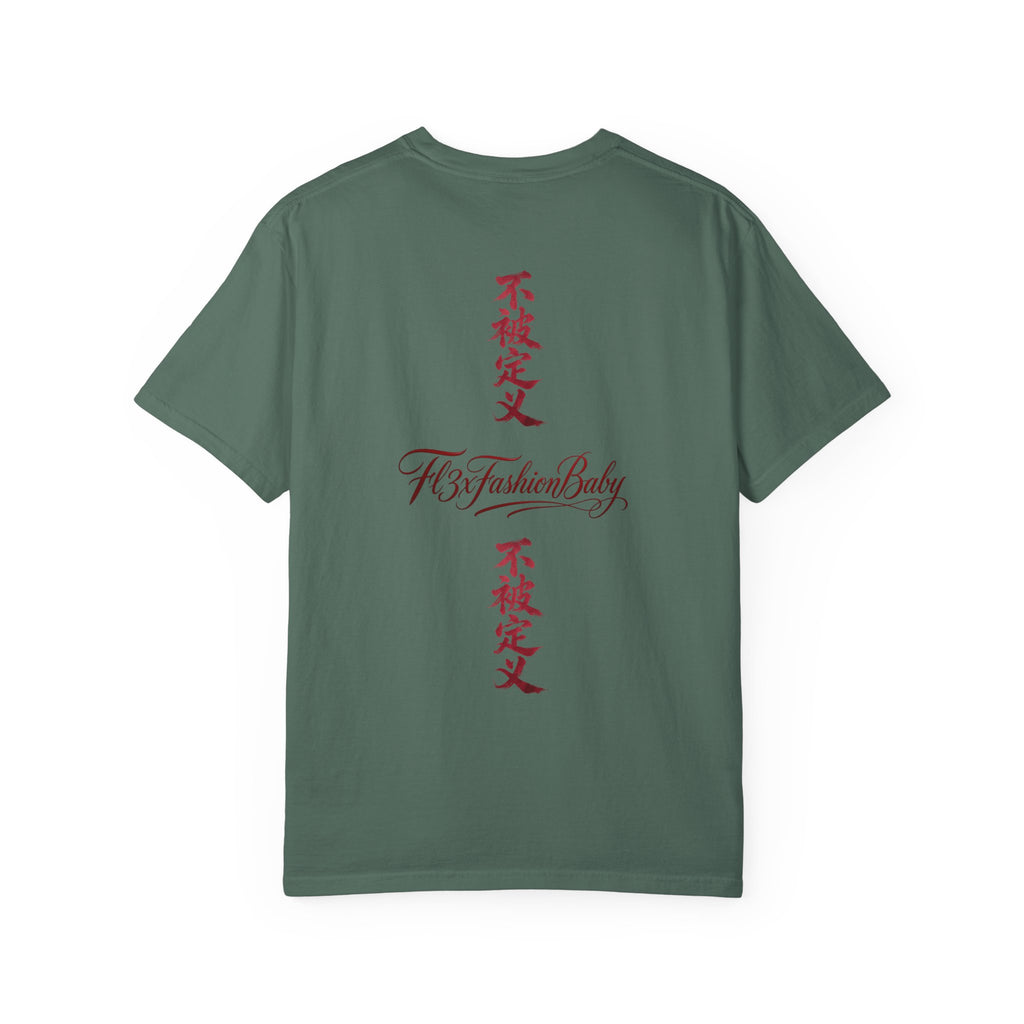 Graphic T-Shirt — Urban Asian-Inspired Logo Tee with Kanji & Devil Icon
