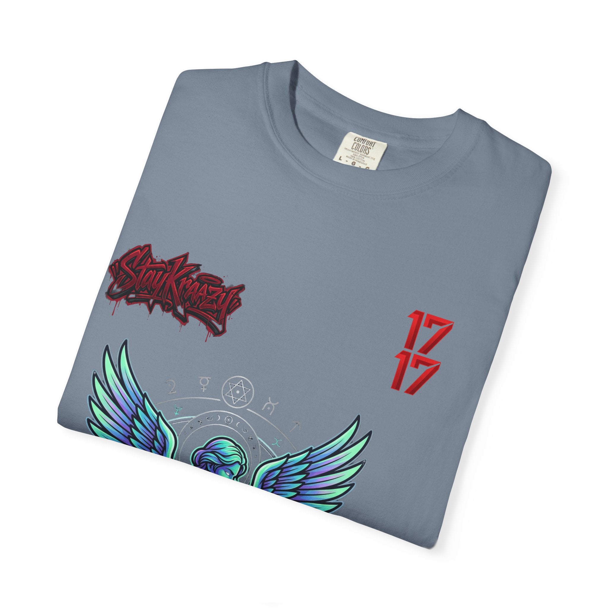 Angel & Devil Graphic T-Shirt — '24 Hours To Live' Streetwear