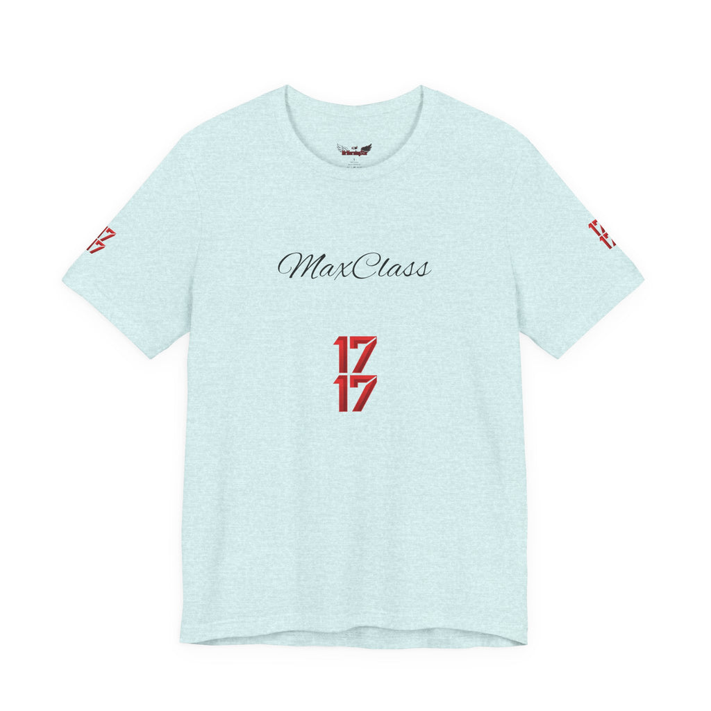 MaxClass '17' Graphic Tee — Minimal Script Logo T-Shirt