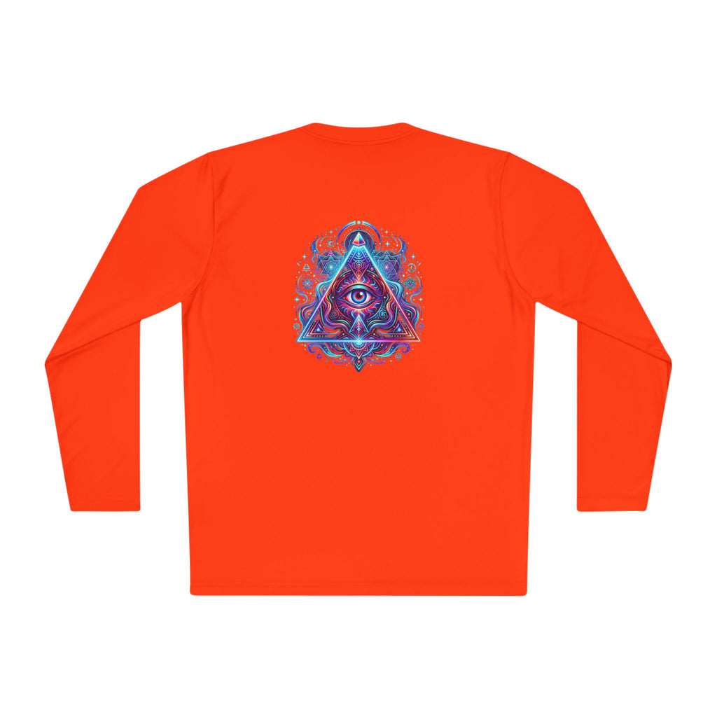 All-Seeing Eye Triangle Long Sleeve Tee — Psychedelic Mystic Graphic Shirt
