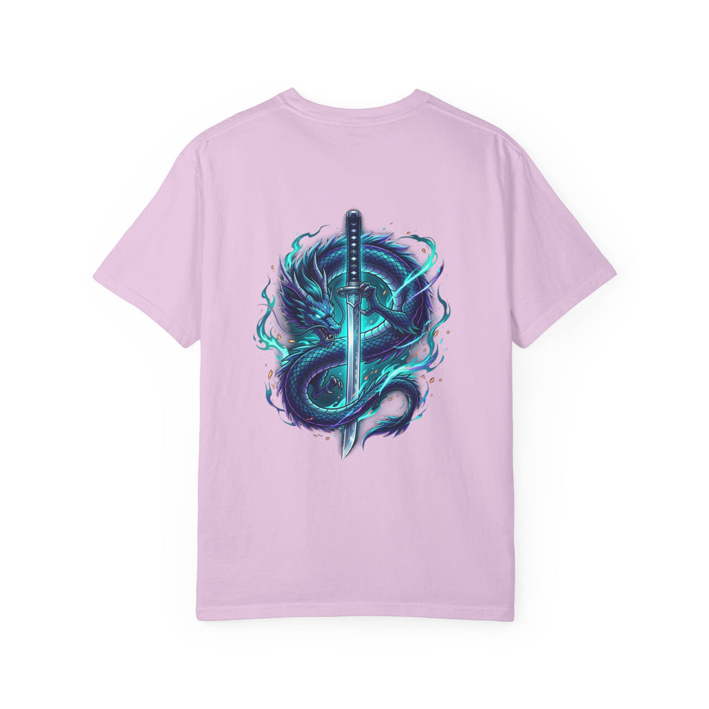 Dragon Katana T-Shirt — Neon Samurai Sword Graphic Tee (17/17)