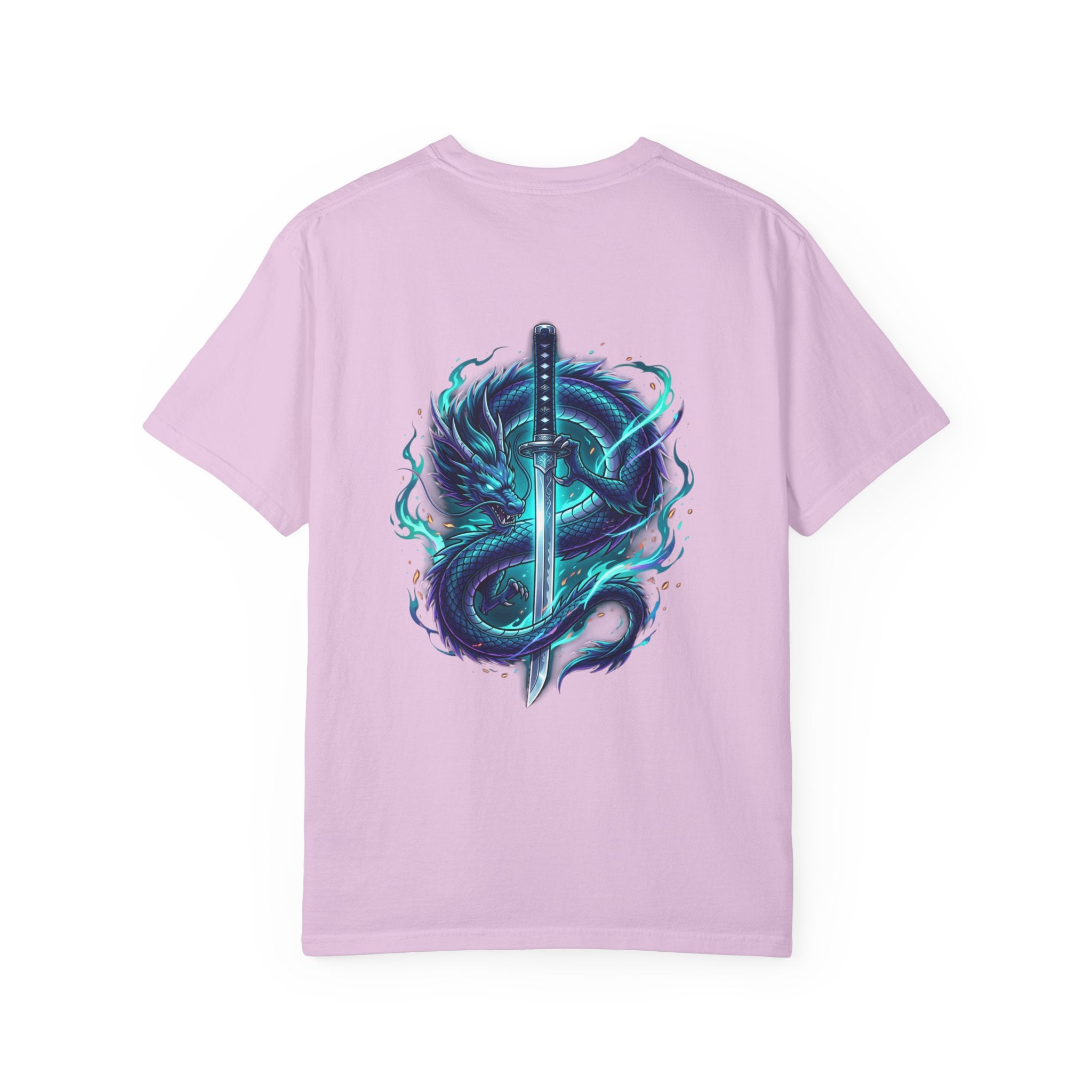 Dragon Katana T-Shirt — Neon Samurai Sword Graphic Tee (17/17)