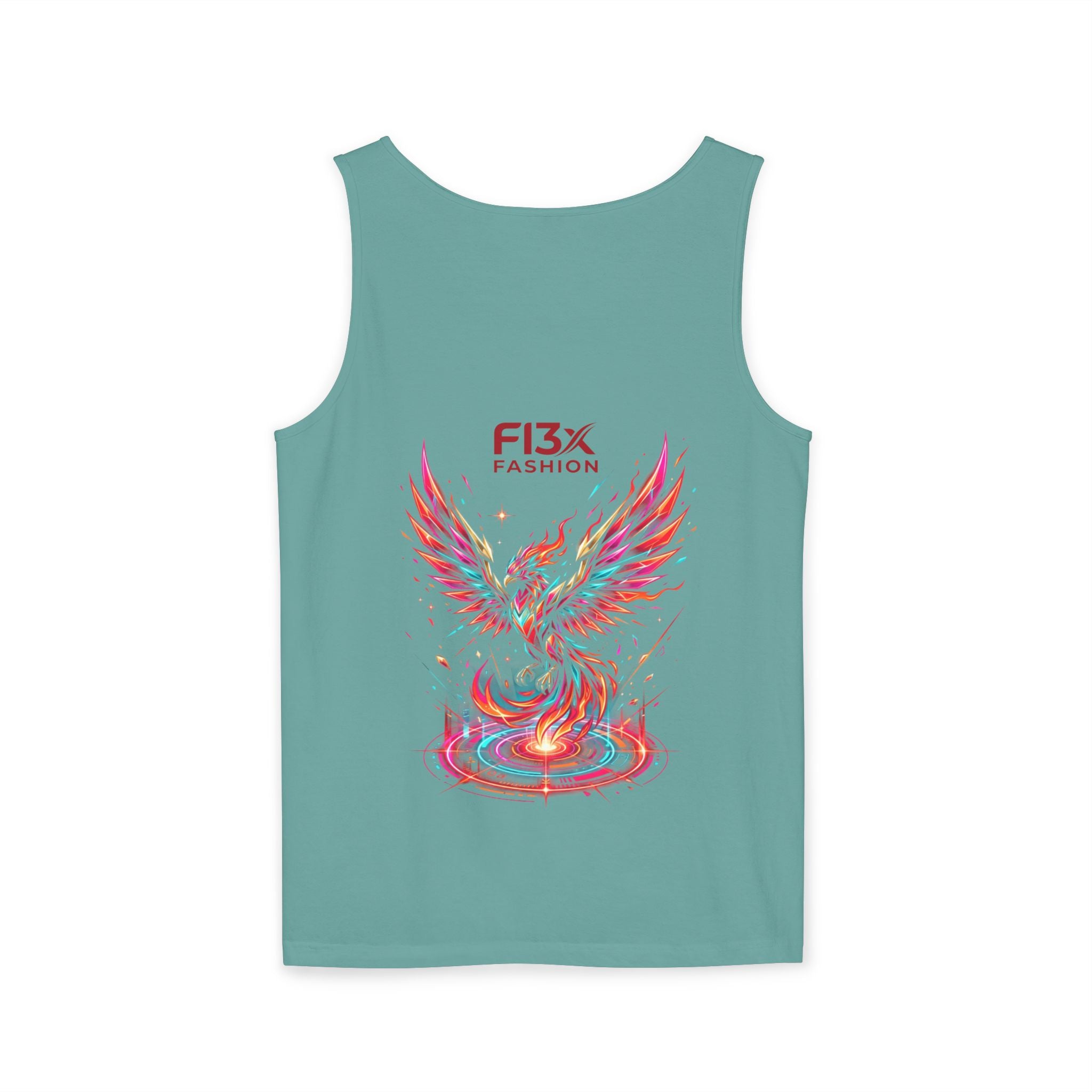 Phoenix Graphic Tank Top — Colorful Rising Firebird Design