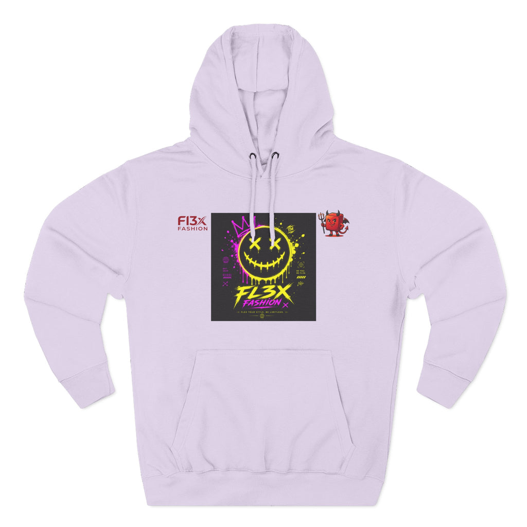 Smiley Neon Graphic Hoodie — FL3X Fashion Streetwear