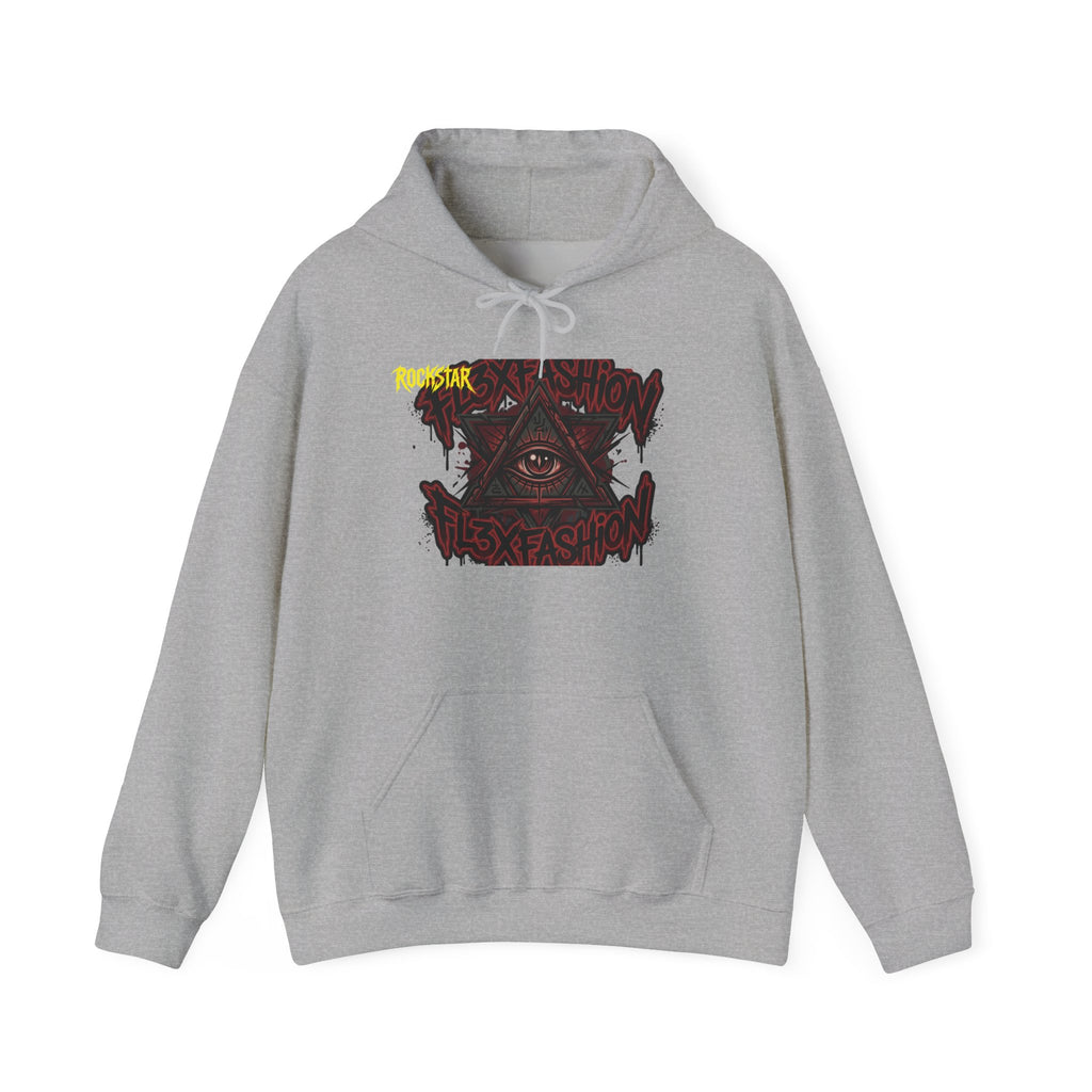 Conspiracy Eye Graphic Hoodie — All-Seeing Eye Streetwear Sweatshirt