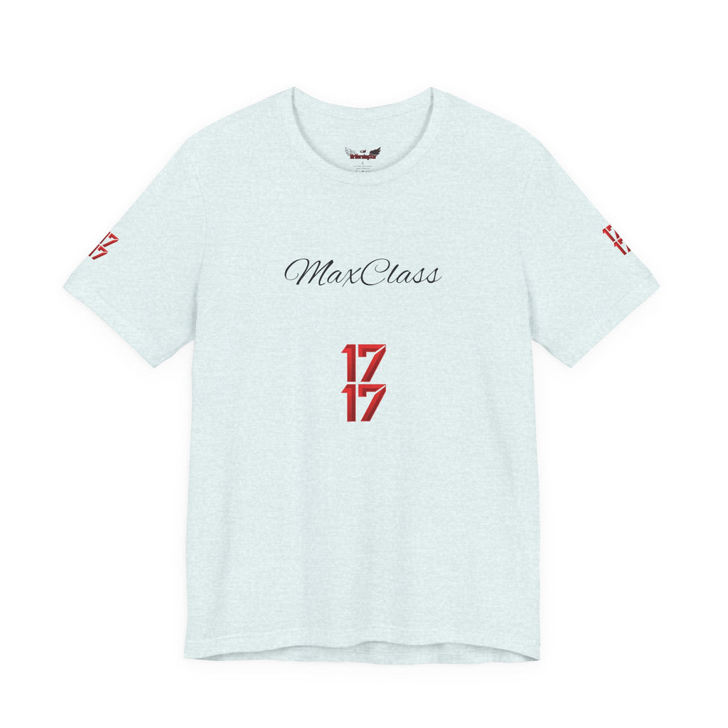 MaxClass '17' Graphic Tee — Minimal Script Logo T-Shirt