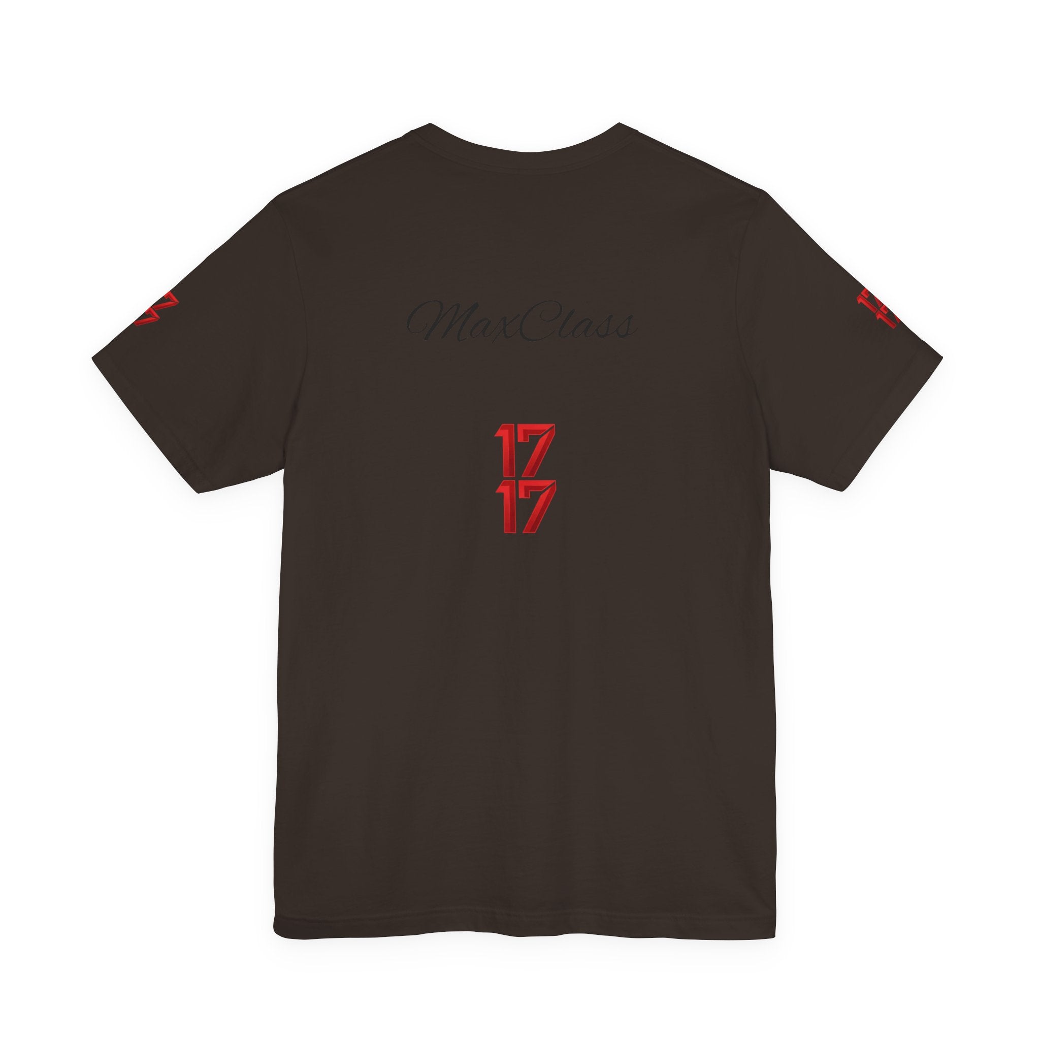 MaxClass '17' Graphic Tee — Minimal Script Logo T-Shirt