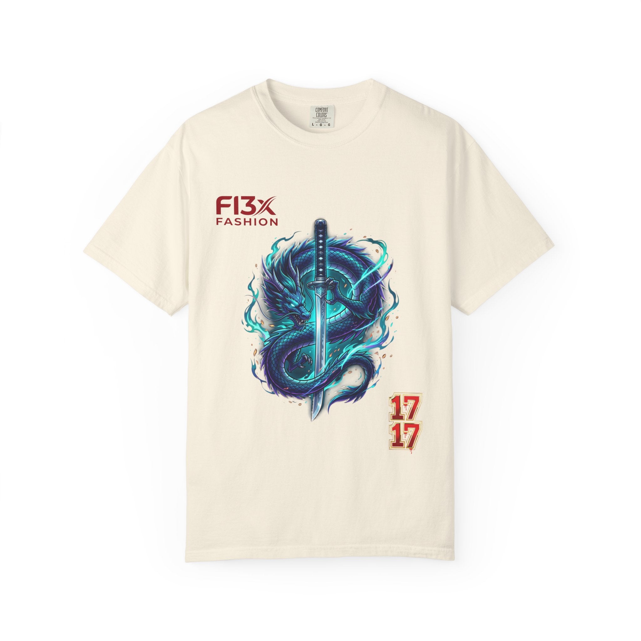Dragon Katana T-Shirt — Neon Samurai Sword Graphic Tee (17/17)