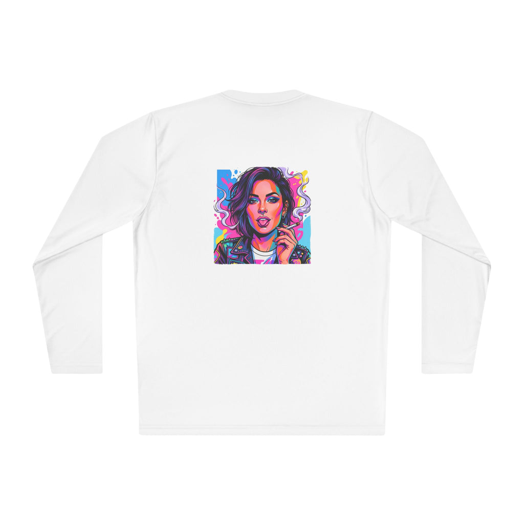 Drag Queen Portrait Long Sleeve Tee — Colorful Pop Art “17” Graphic