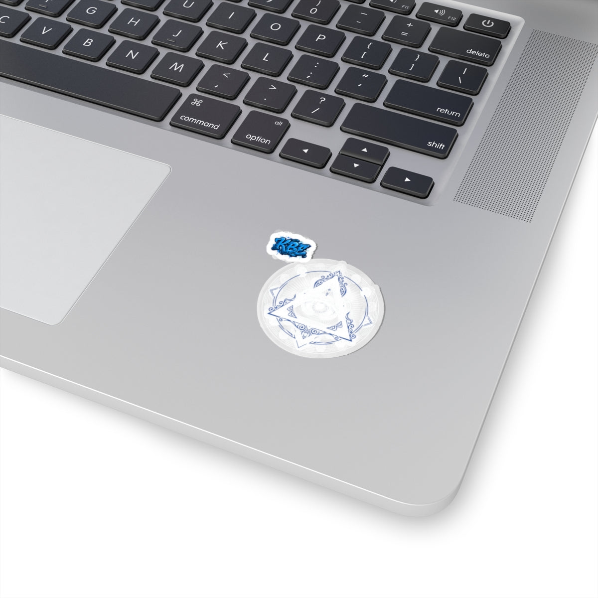 Mystic Triangle Eye Sticker — Geometric Esoteric Laptop Decal