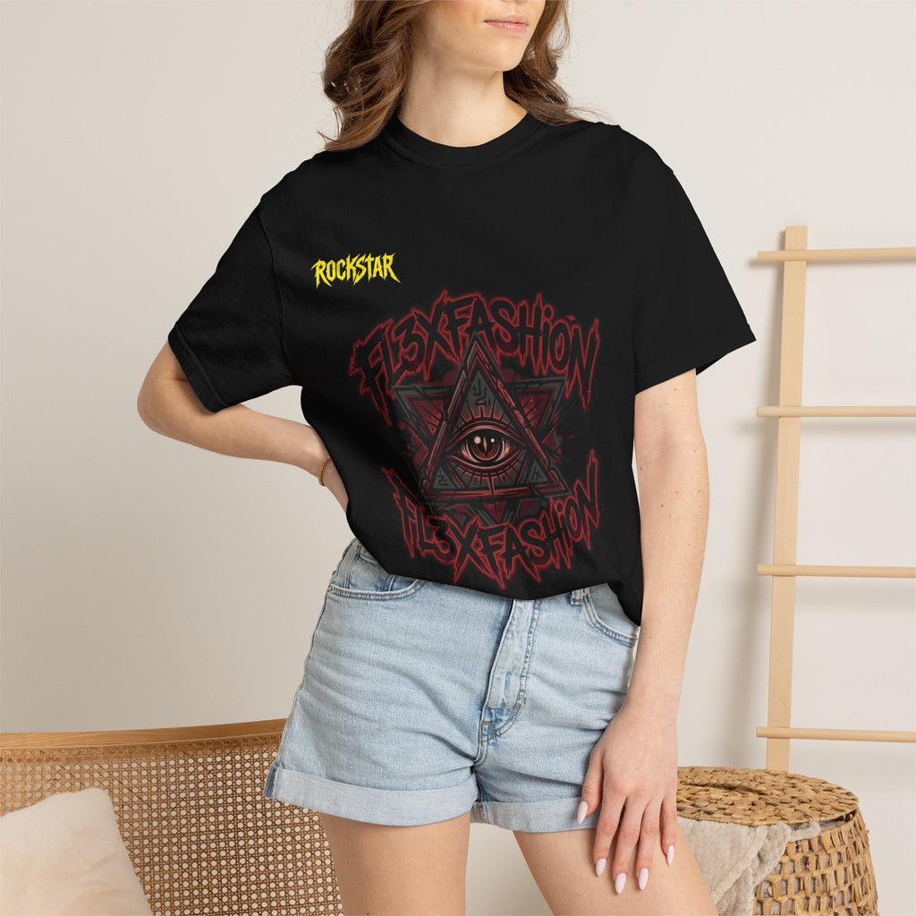 Graphic Tee — “Flex Fashion” All-Seeing Eye Streetwear T-Shirt
