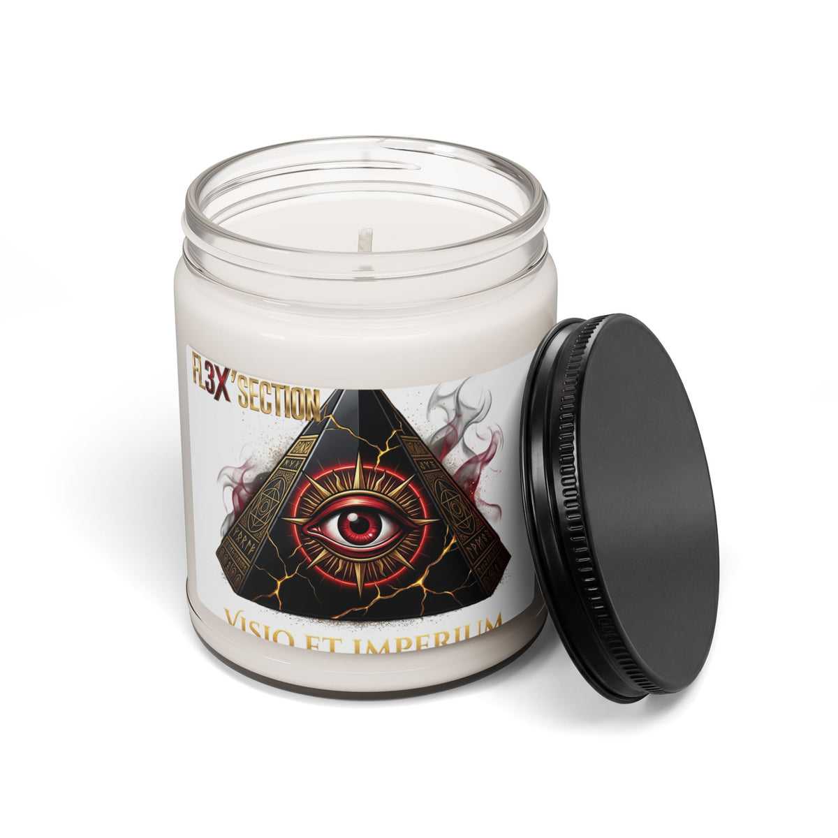 Soy Candle — 'Visio Et Imperium' Pyramid Eye Scented Candle, 9oz