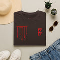 Graphic T-Shirt — Dripping Blood & 17/17 Snake Design
