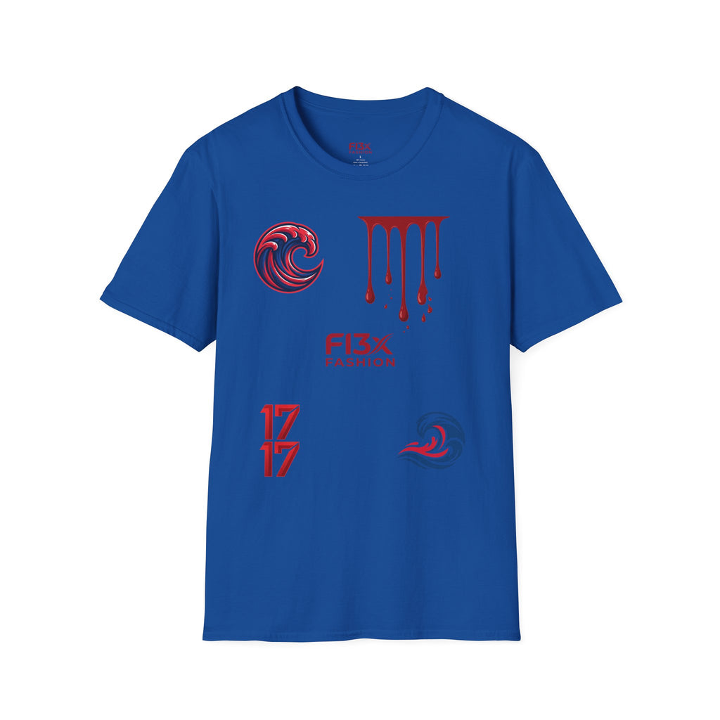 Graphic Tee — F13x Fashion Drip & Wave Design