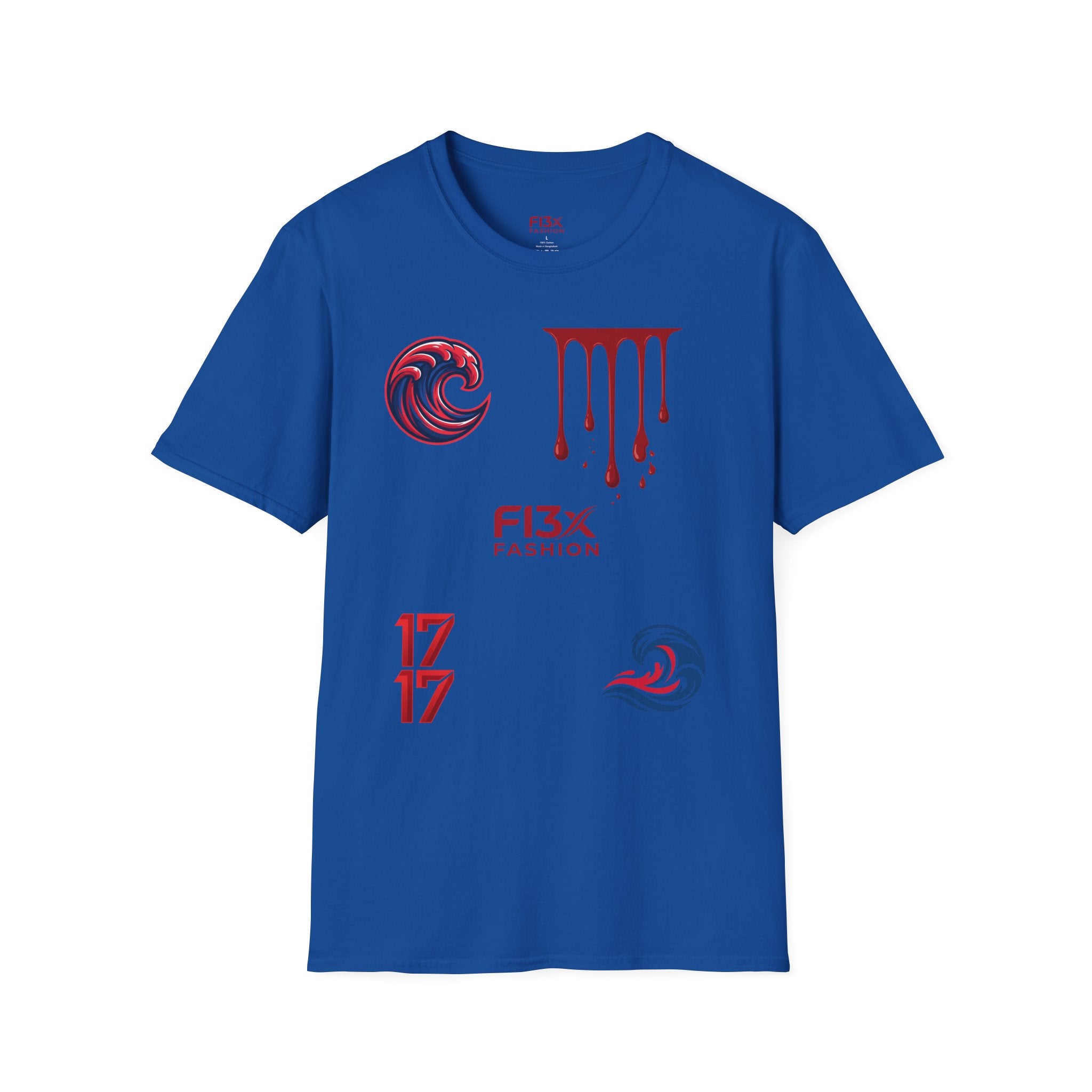 Graphic Tee — F13x Fashion Drip & Wave Design