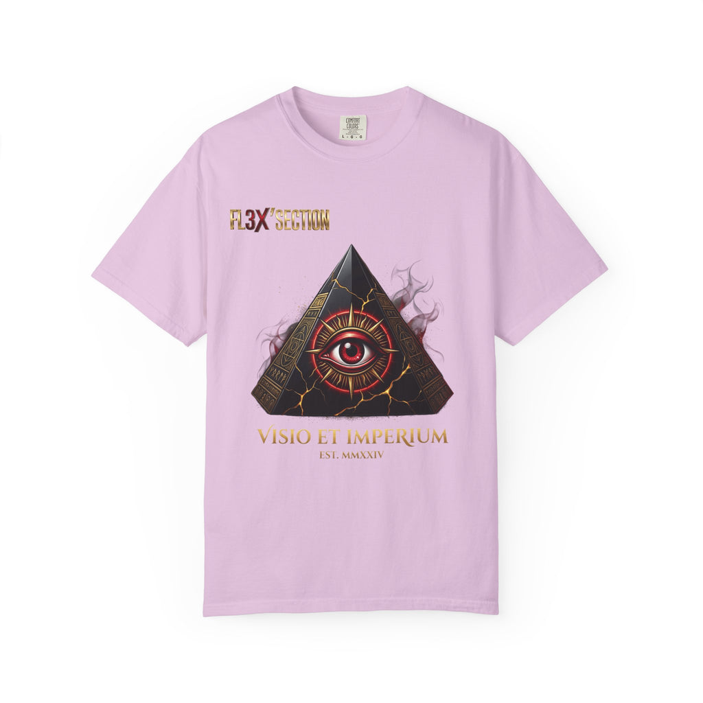 All-Seeing Eye Pyramid T-Shirt — "Visio Et Imperium" Graphic Tee
