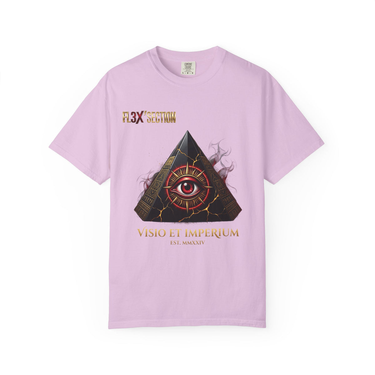 All-Seeing Eye Pyramid T-Shirt — "Visio Et Imperium" Graphic Tee