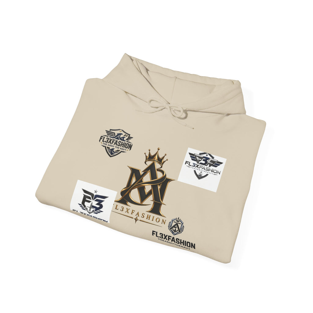 Logo Patch Hoodie — Streetwear Crest Graphic Pullover
