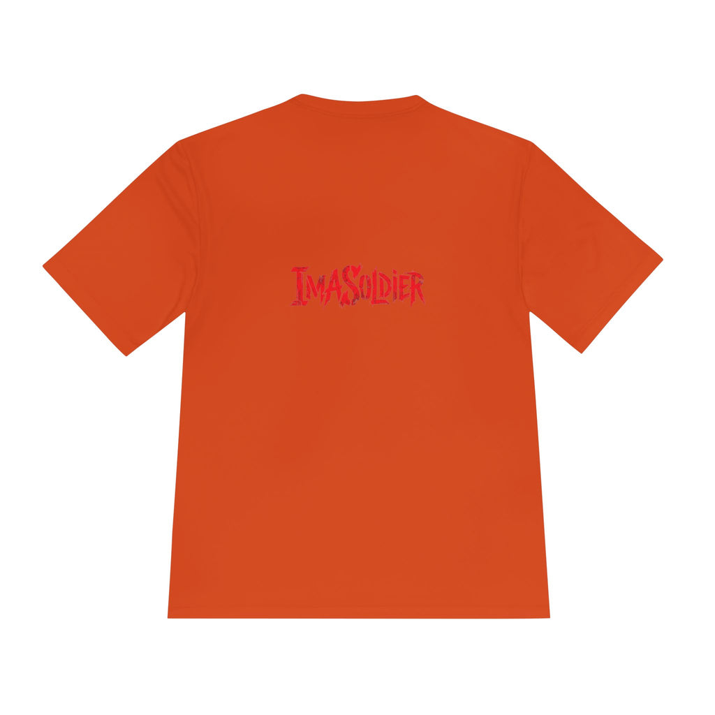 ImaSoldier Graphic Tee — Dark Joker Face Logo Moisture‑Wicking Shirt